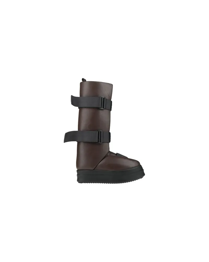 Rick Owens SCHUHE - Stiefelauf YOOX.COM Schokobraun