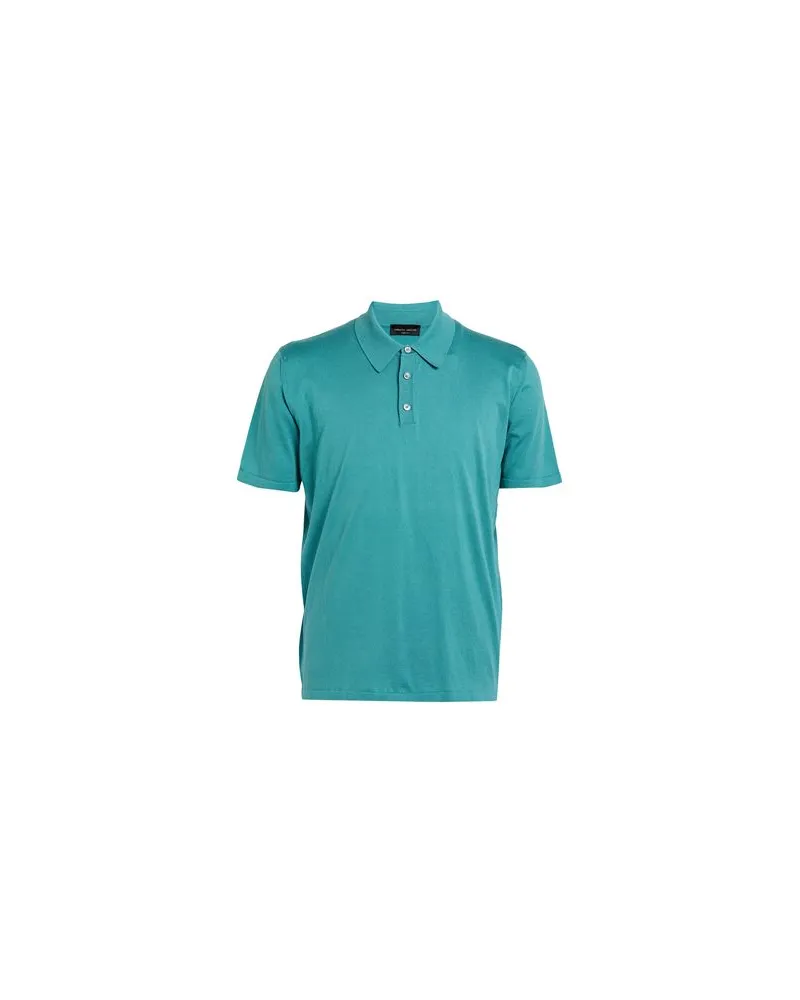 Roberto Collina TOPS - Poloshirtsauf YOOX.COM Aquamarin