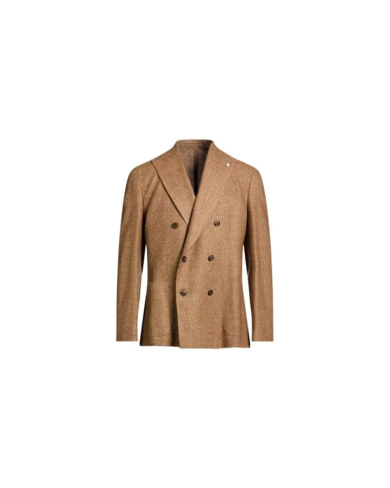 Luigi Bianchi Mantova ANZÜGE und CO-ORDS - Blazersauf YOOX.COM Kamel