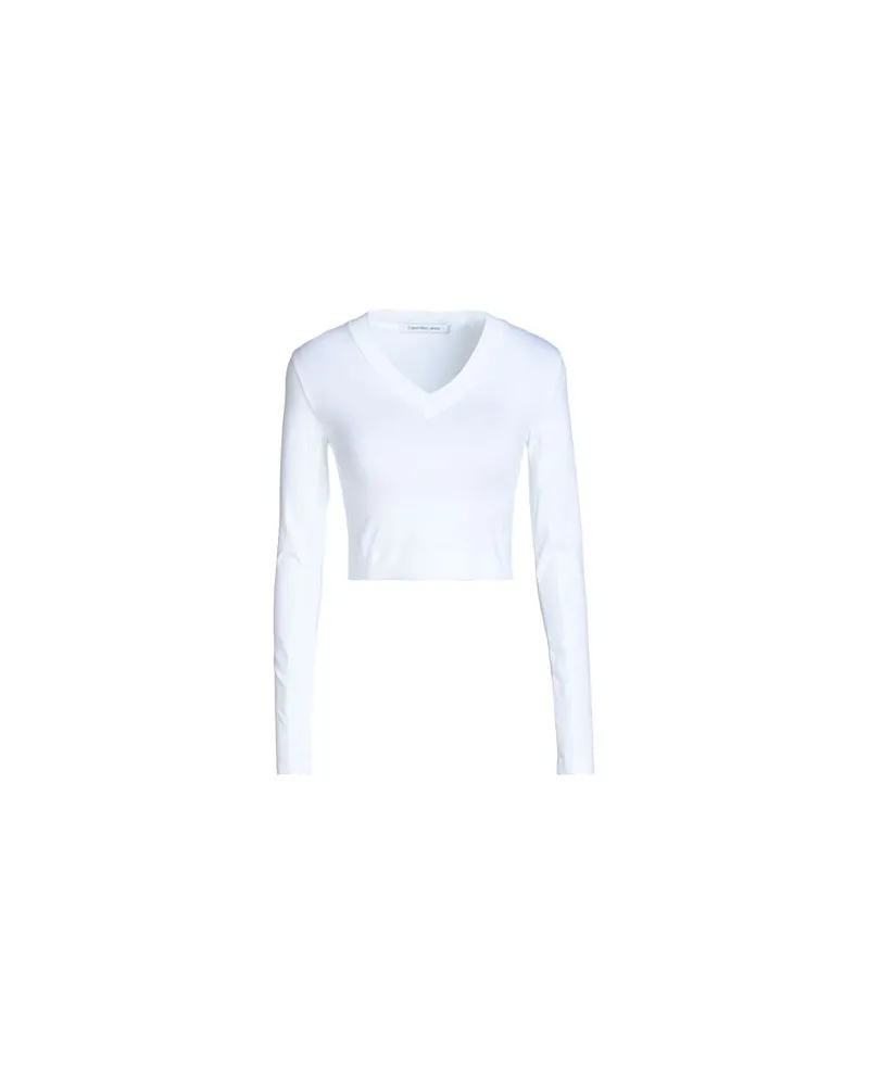 Calvin Klein TOPS - T-shirtsauf YOOX.COM Weiß