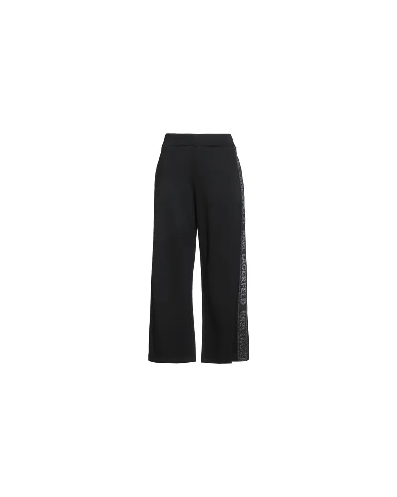 Karl Lagerfeld HOSEN & RÖCKE - Hosenauf YOOX.COM Schwarz