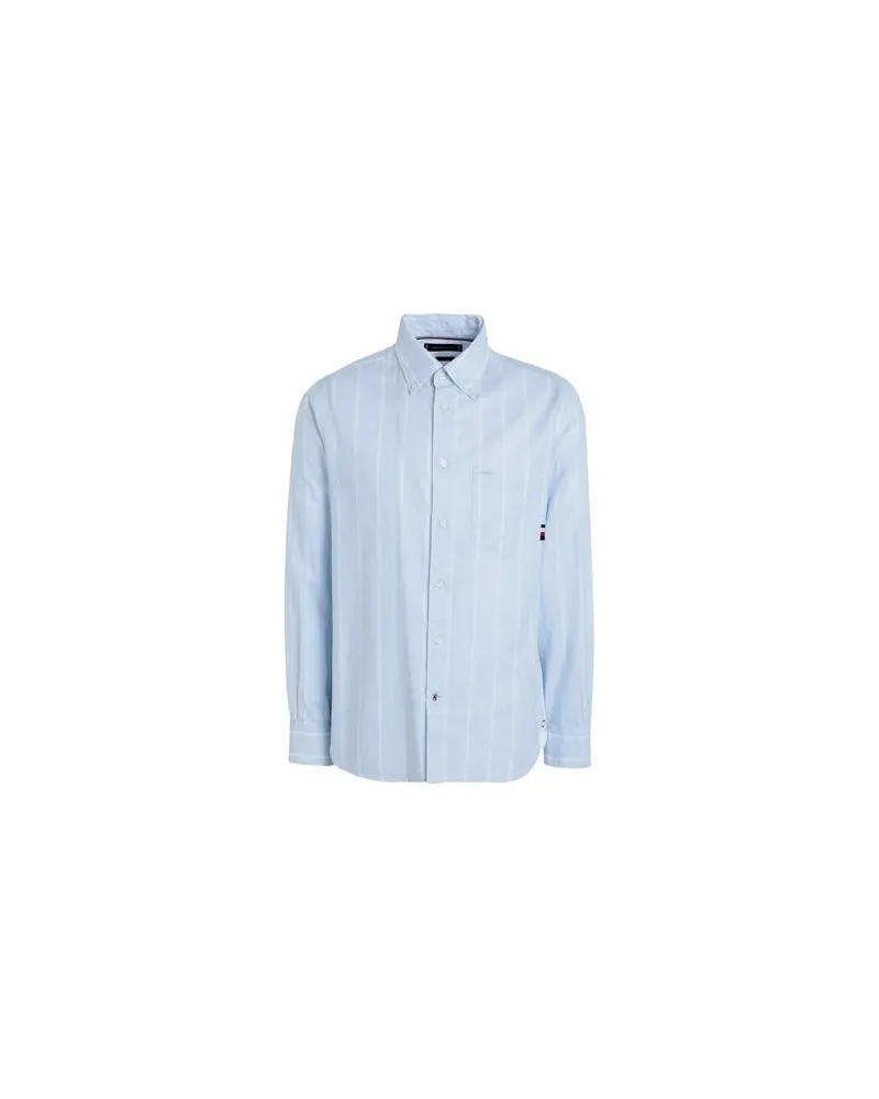 Tommy Hilfiger TOPS - Hemdenauf YOOX.COM Himmelblau