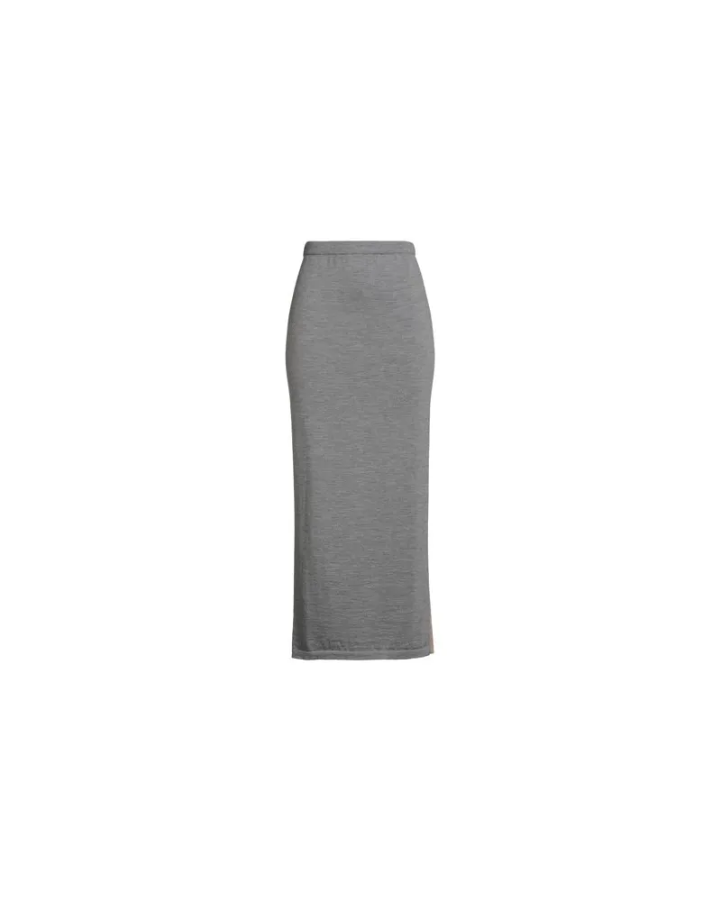 Moschino HOSEN & RÖCKE - Maxi-Röckeauf YOOX.COM Grau