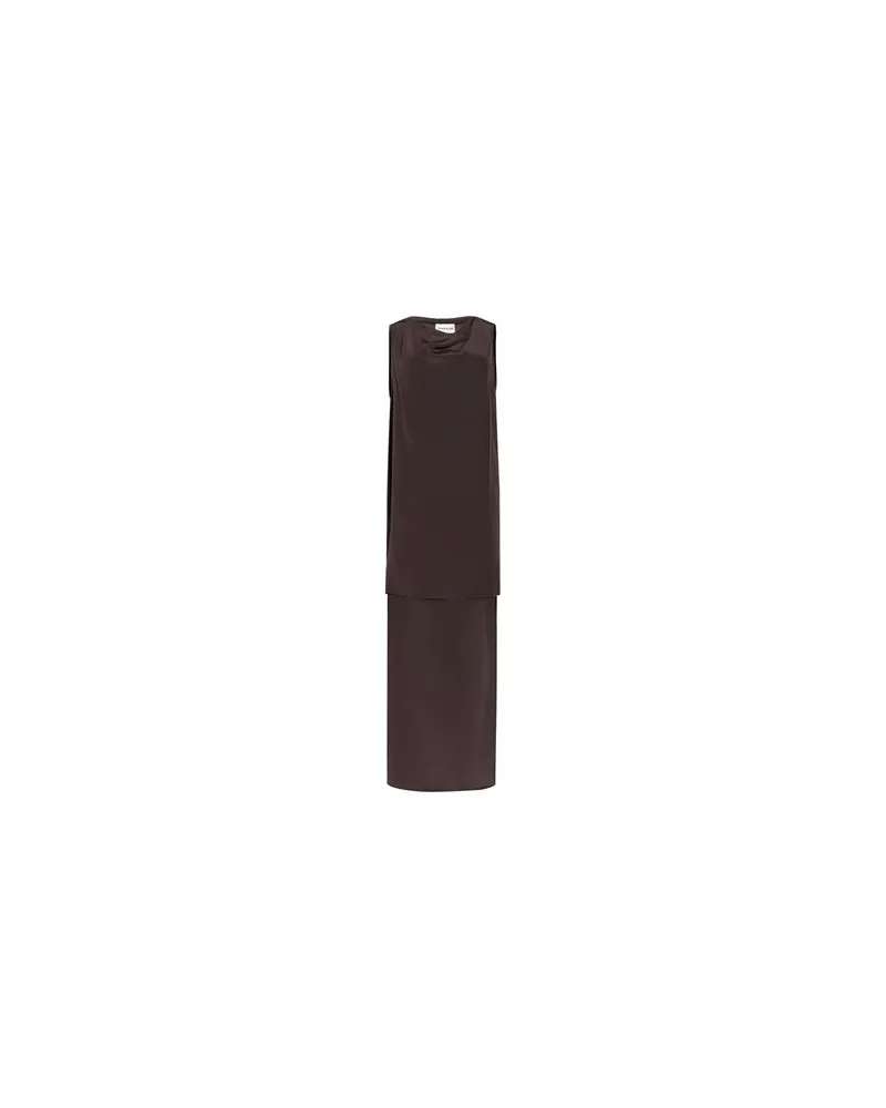 P.A.R.O.S.H. P.A.R.O H. - KLEIDER - Maxi-Kleiderauf YOOX.COM Schokobraun