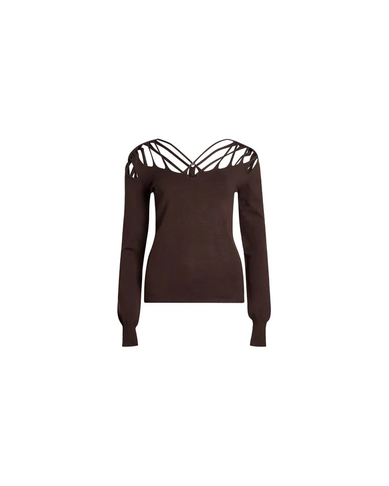 Roberto Cavalli STRICKWAREN - Pulloverauf YOOX.COM Braun