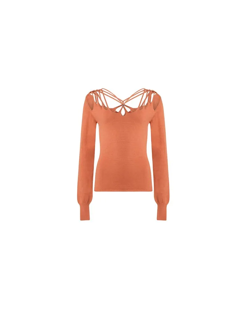 Roberto Cavalli STRICKWAREN - Pulloverauf YOOX.COM Orange