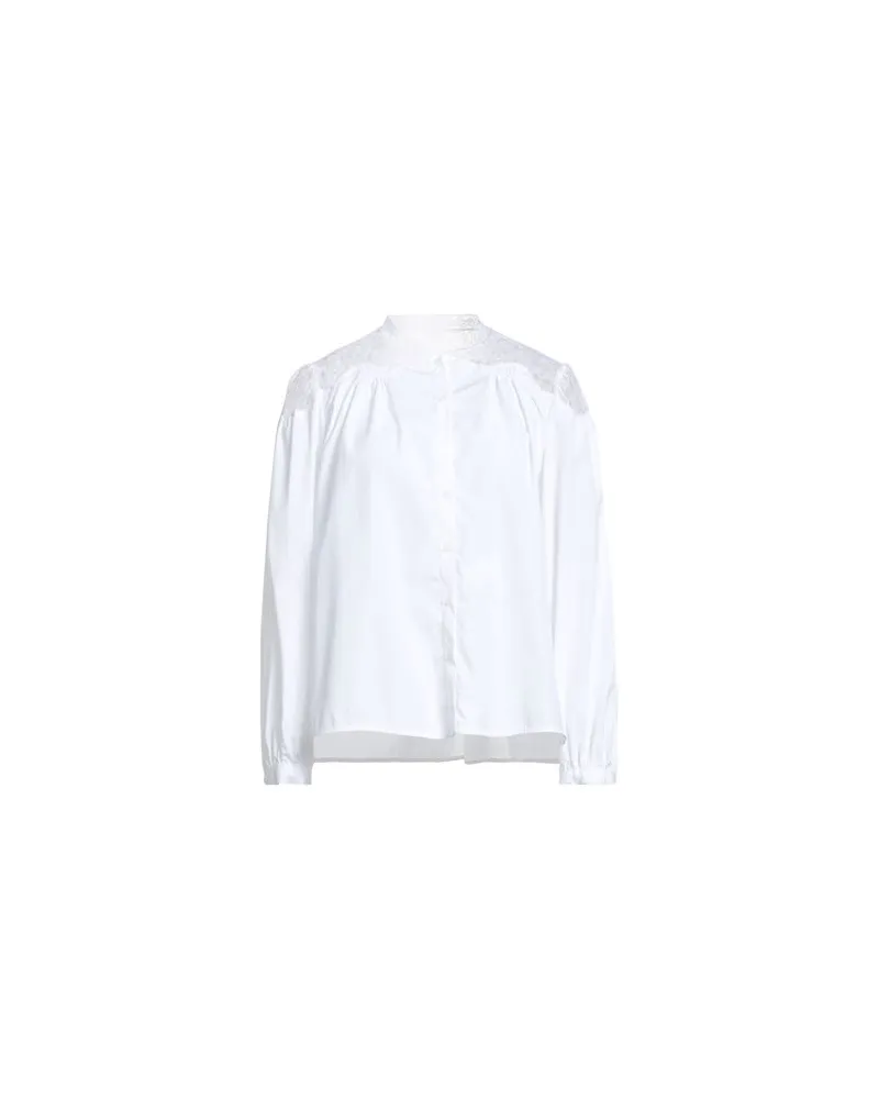 Maje TOPS - Hemdenauf YOOX.COM Weiß