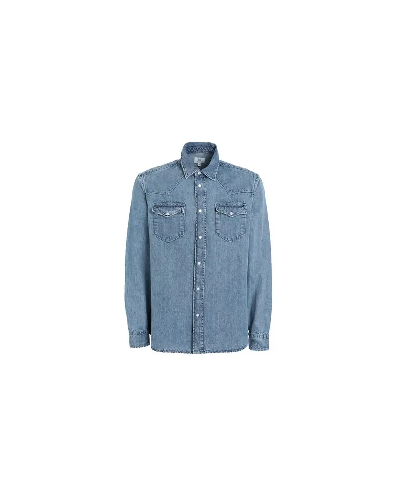 Woolrich TOPS - Jeanshemdenauf YOOX.COM Blau