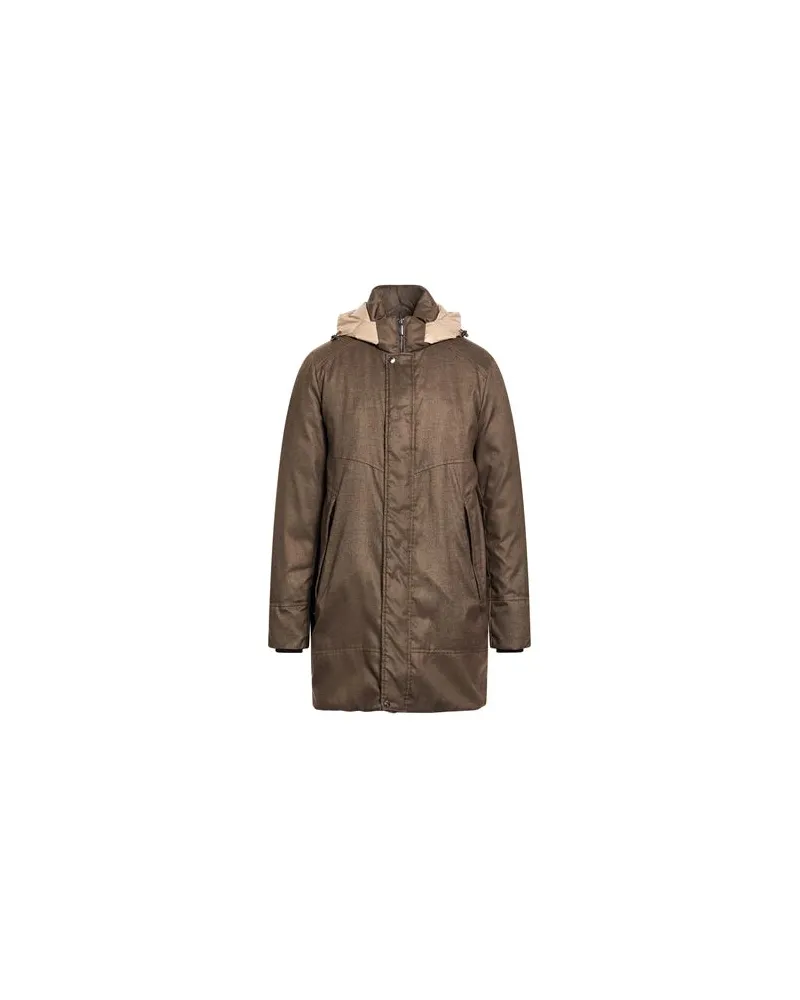 Puntododici JACKEN & MÄNTEL - Pufferjacken & Daunenjackenauf YOOX.COM Khaki