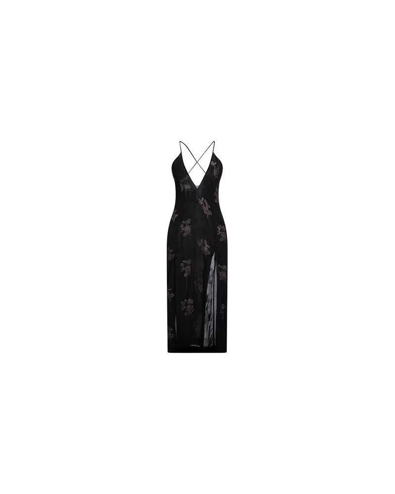 16ARLINGTON KLEIDER - Midi-Kleiderauf YOOX.COM Schwarz