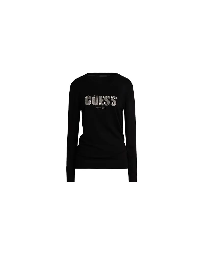 Guess STRICKWAREN - Pulloverauf YOOX.COM Schwarz