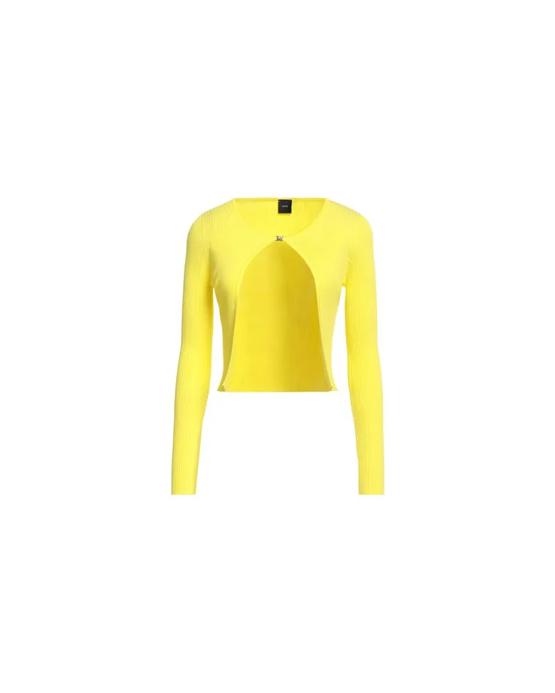 Pinko STRICKWAREN - Strickjackenauf YOOX.COM Gelb
