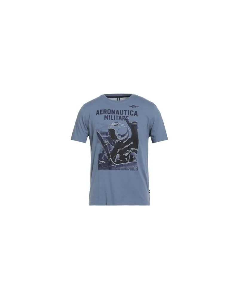 Aeronautica Militare TOPS - T-shirtsauf YOOX.COM Taubenblau