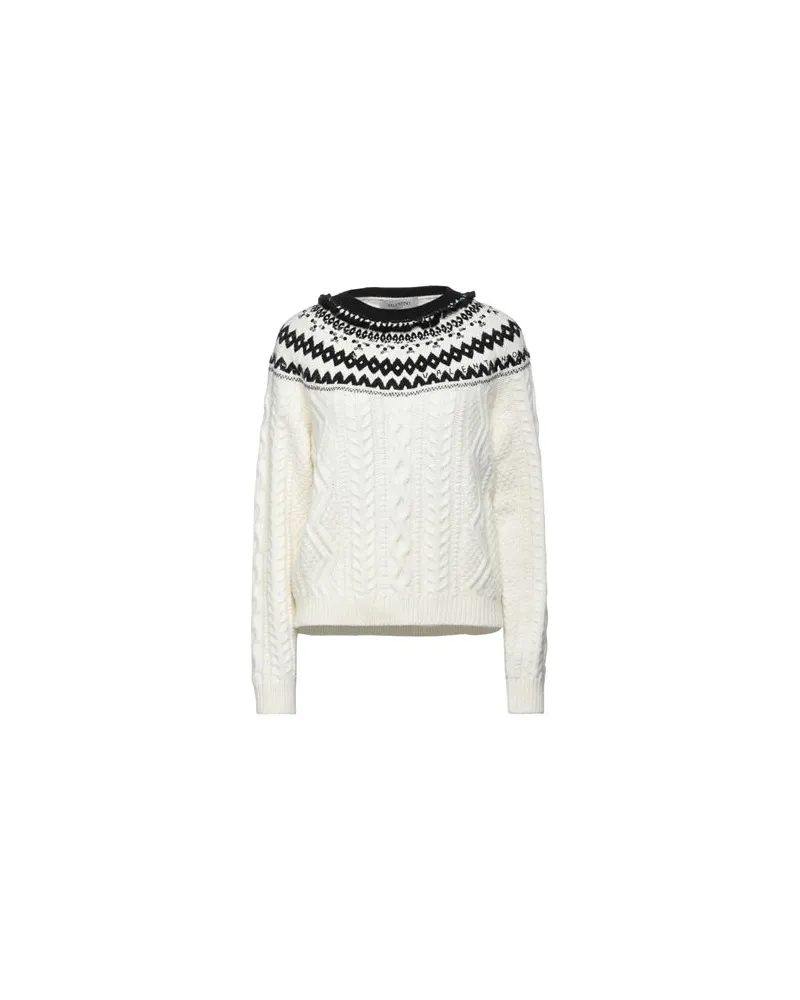 Valentino Garavani STRICKWAREN - Pulloverauf YOOX.COM Elfenbein