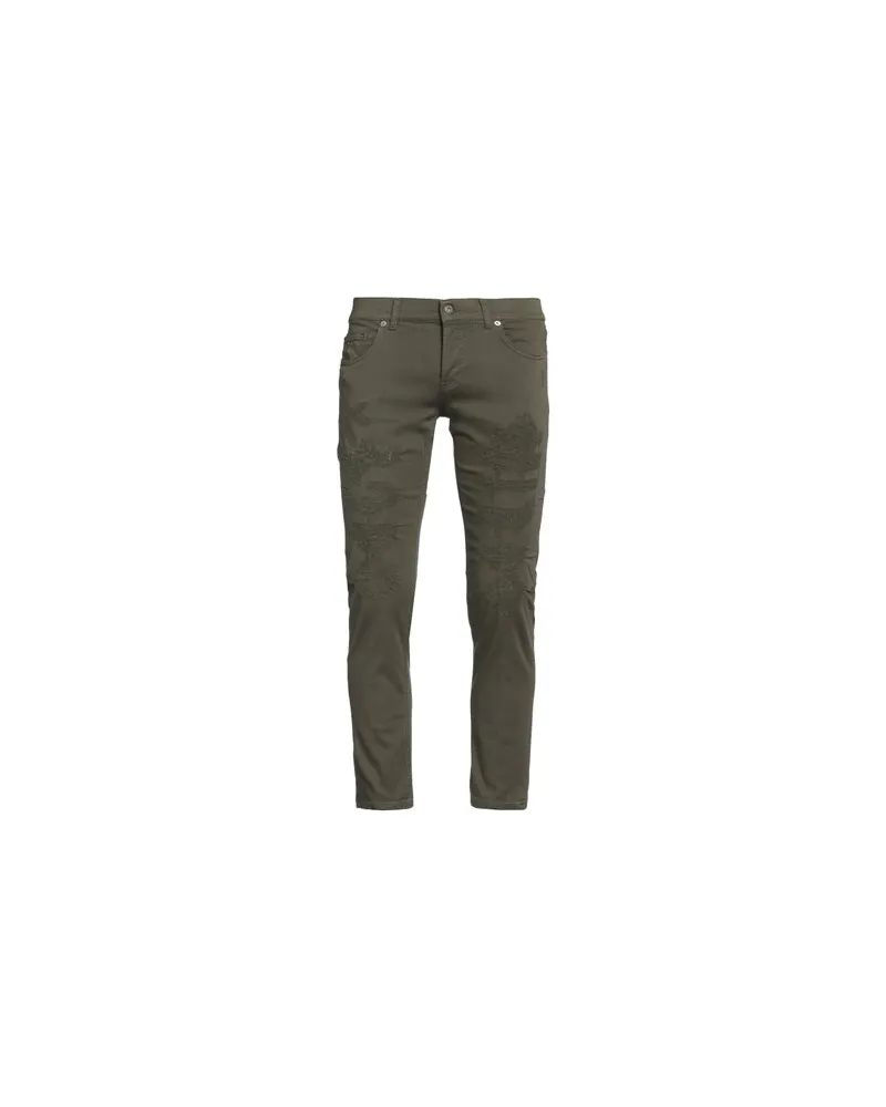 Dondup HOSEN & RÖCKE - Hosenauf YOOX.COM Militärgrün