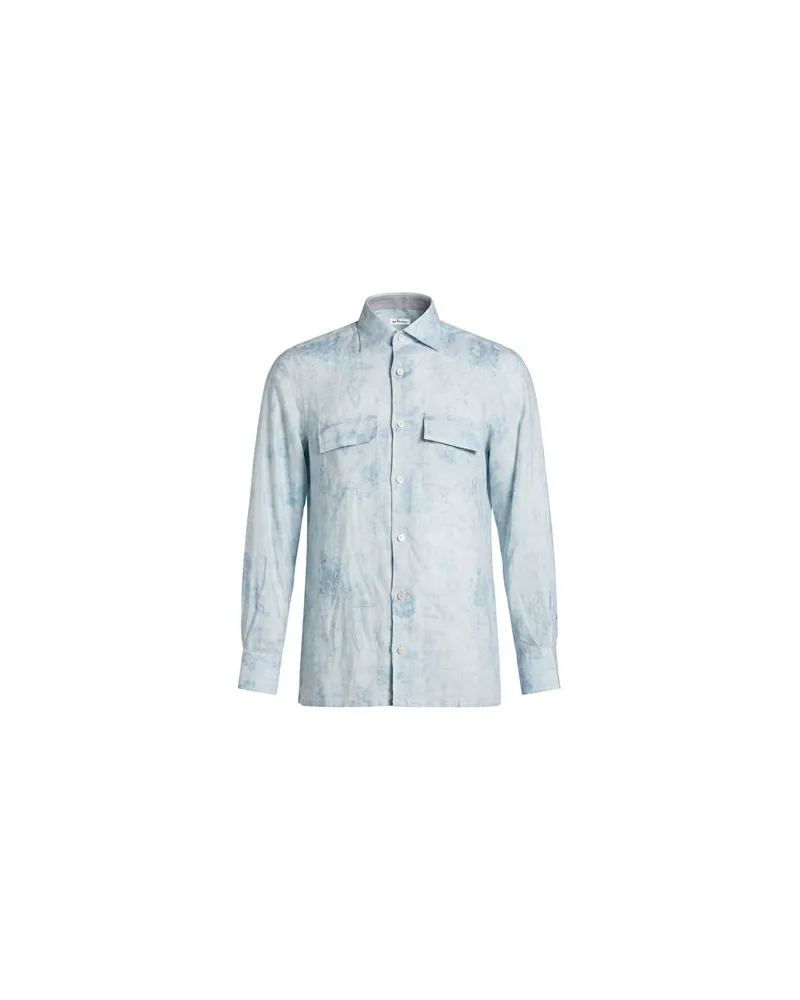 Kiton TOPS - Hemdenauf YOOX.COM Azurblau