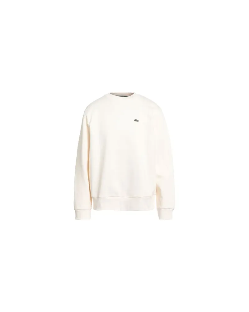 Lacoste TOPS - Sweatshirtsauf YOOX.COM Elfenbein