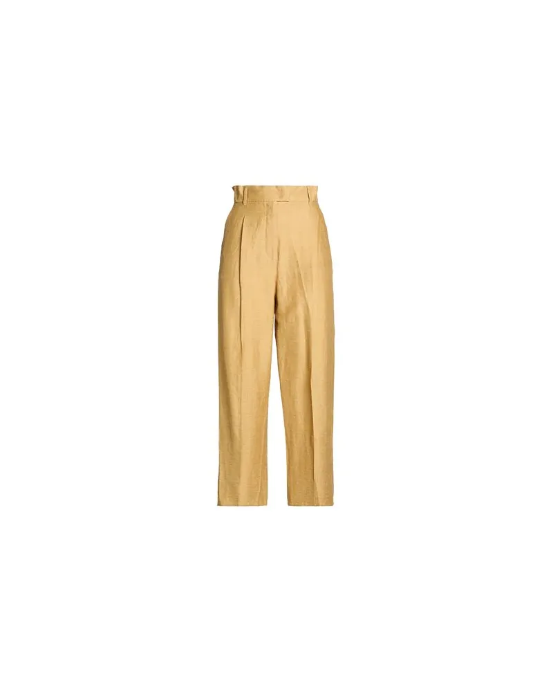 Max Mara HOSEN & RÖCKE - Hosenauf YOOX.COM Senf