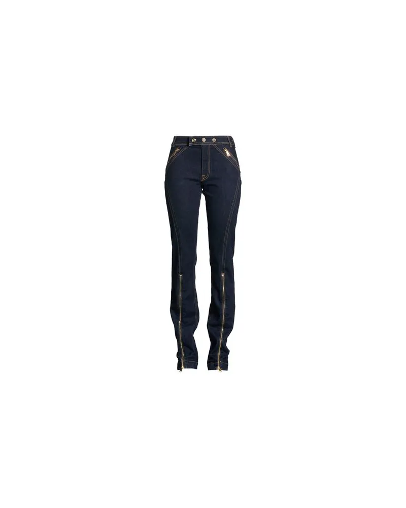 Versace Jeans HOSEN & RÖCKE - Jeanshosenauf YOOX.COM Blau
