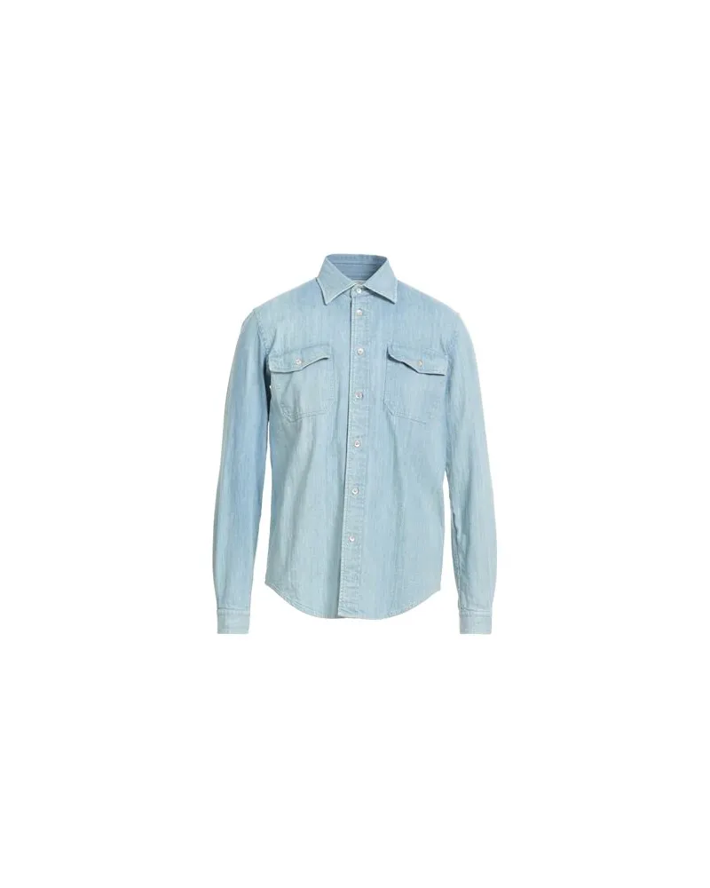 Boglioli TOPS - Jeanshemdenauf YOOX.COM Blau