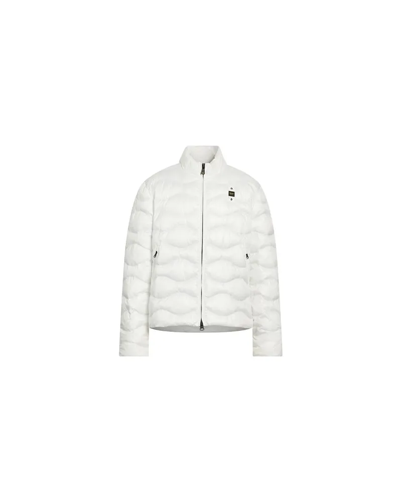 Blauer JACKEN & MÄNTEL - Pufferjacken & Daunenjackenauf YOOX.COM Weiß