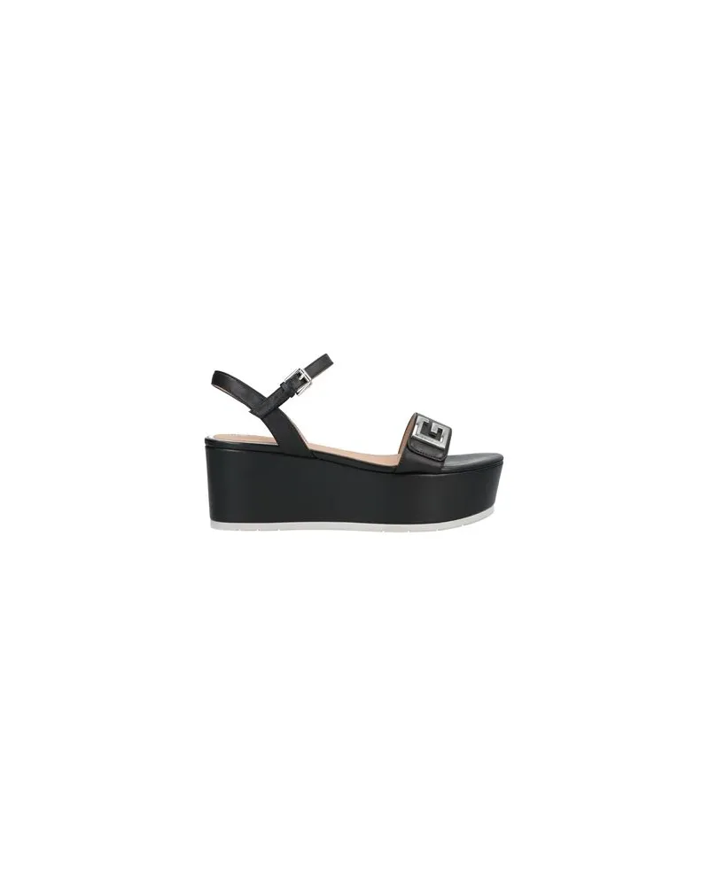 Guess SCHUHE - Sandalenauf YOOX.COM Schwarz