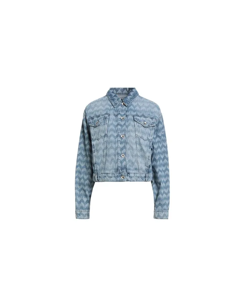 Patrizia Pepe JACKEN & MÄNTEL - Jeansjacken/Mäntelauf YOOX.COM Blau
