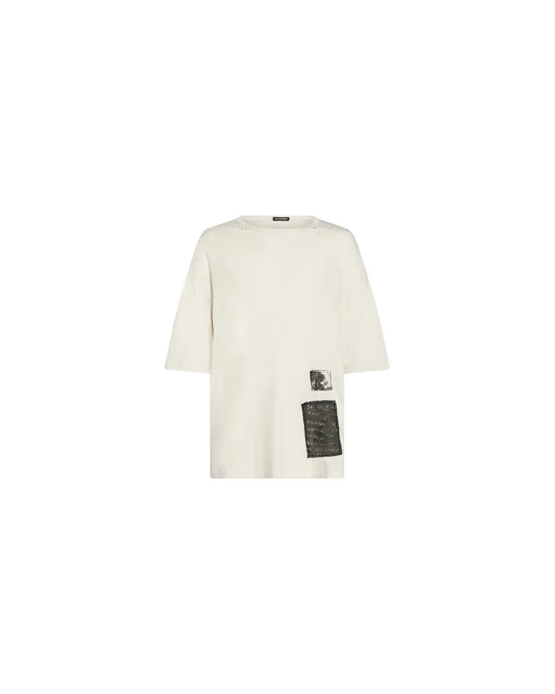 Ann Demeulemeester TOPS - T-shirtsauf YOOX.COM Elfenbein