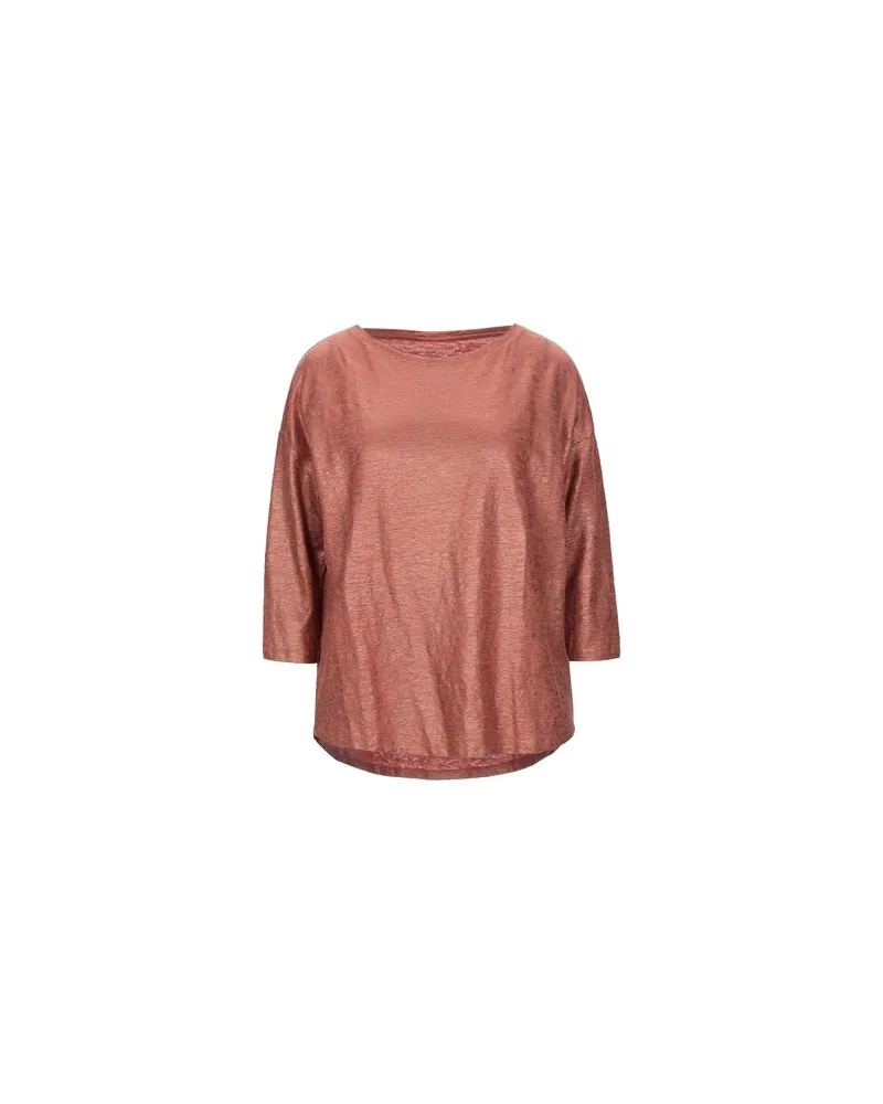 Majestic TOPS - T-shirtsauf YOOX.COM Rostrot