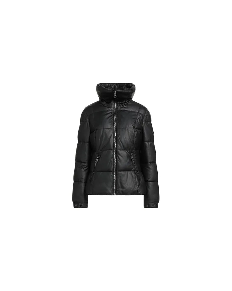 Gaudi JEANS - JACKEN & MÄNTEL - Pufferjacken & Daunenjackenauf YOOX.COM Schwarz