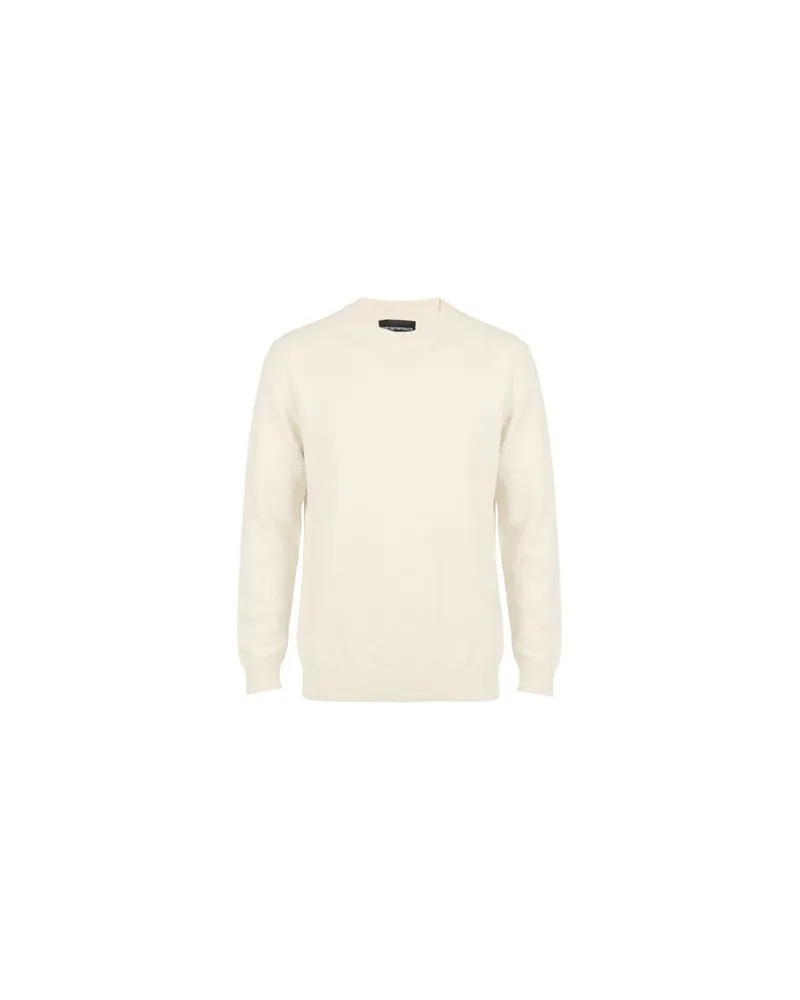 Emporio Armani STRICKWAREN - Pulloverauf YOOX.COM Cremeweiß