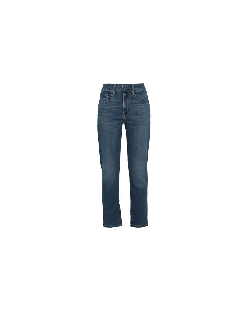 Levi's 724 HIGH RISE STRAIGHT WORN IN  - HOSEN & RÖCKE - Jeanshosenauf YOOX.COM Blau