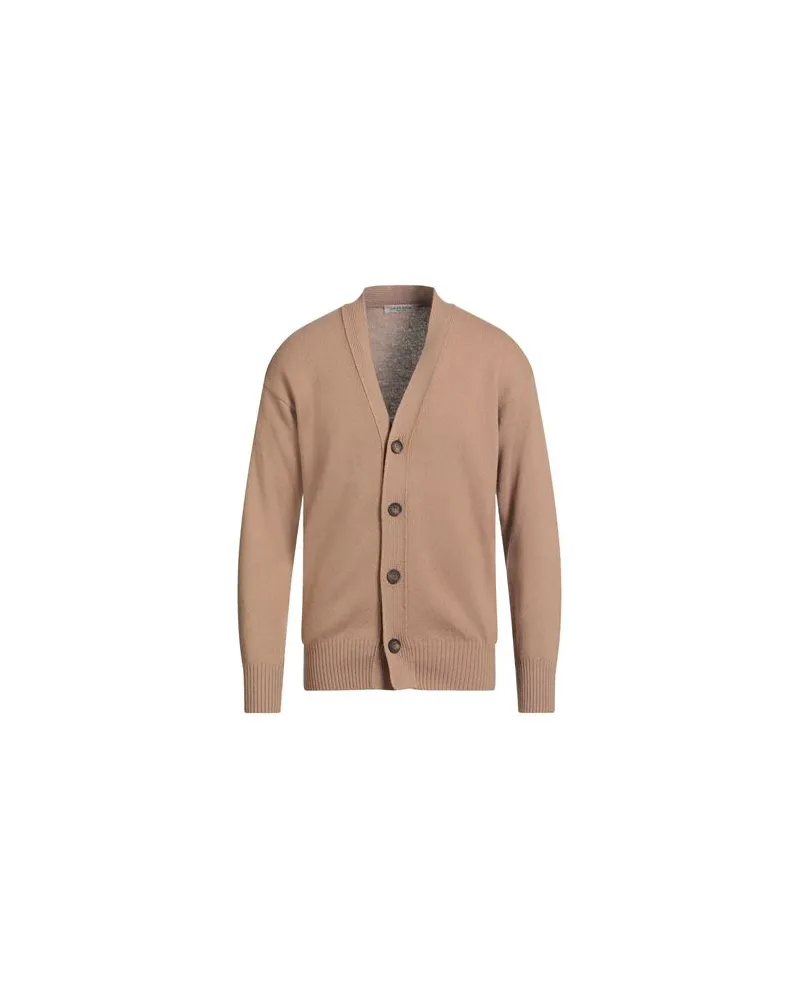 La Fileria STRICKWAREN - Strickjackenauf YOOX.COM Kamel