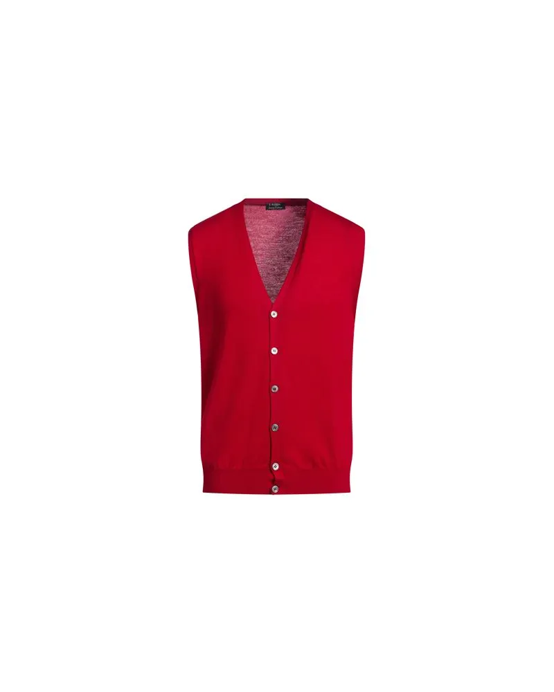 BARBA STRICKWAREN - Strickjackenauf YOOX.COM Rot