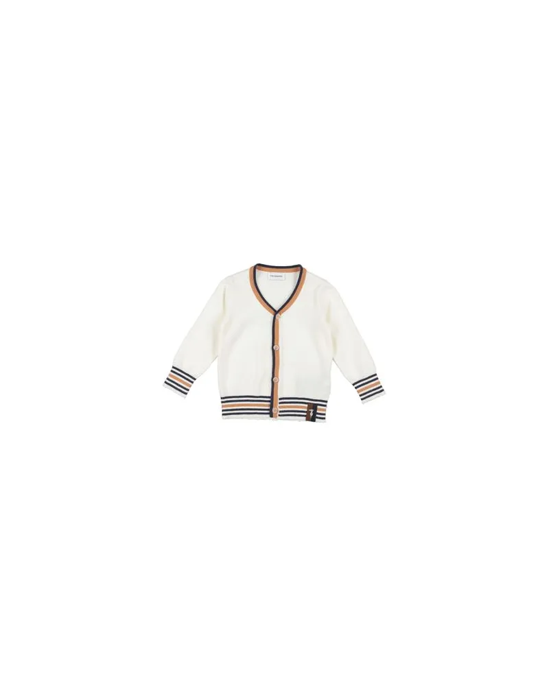 Trussardi STRICKWAREN - Strickjackenauf YOOX.COM Elfenbein