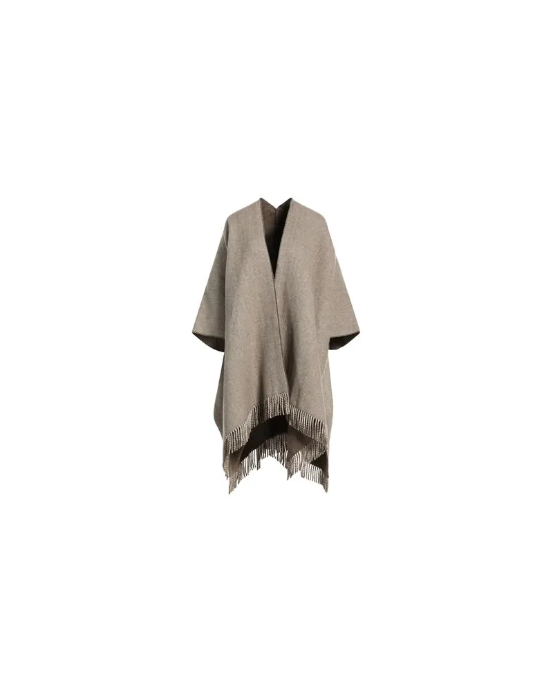 Brunello Cucinelli JACKEN & MÄNTEL - Capesauf YOOX.COM Maulwurfsgrau