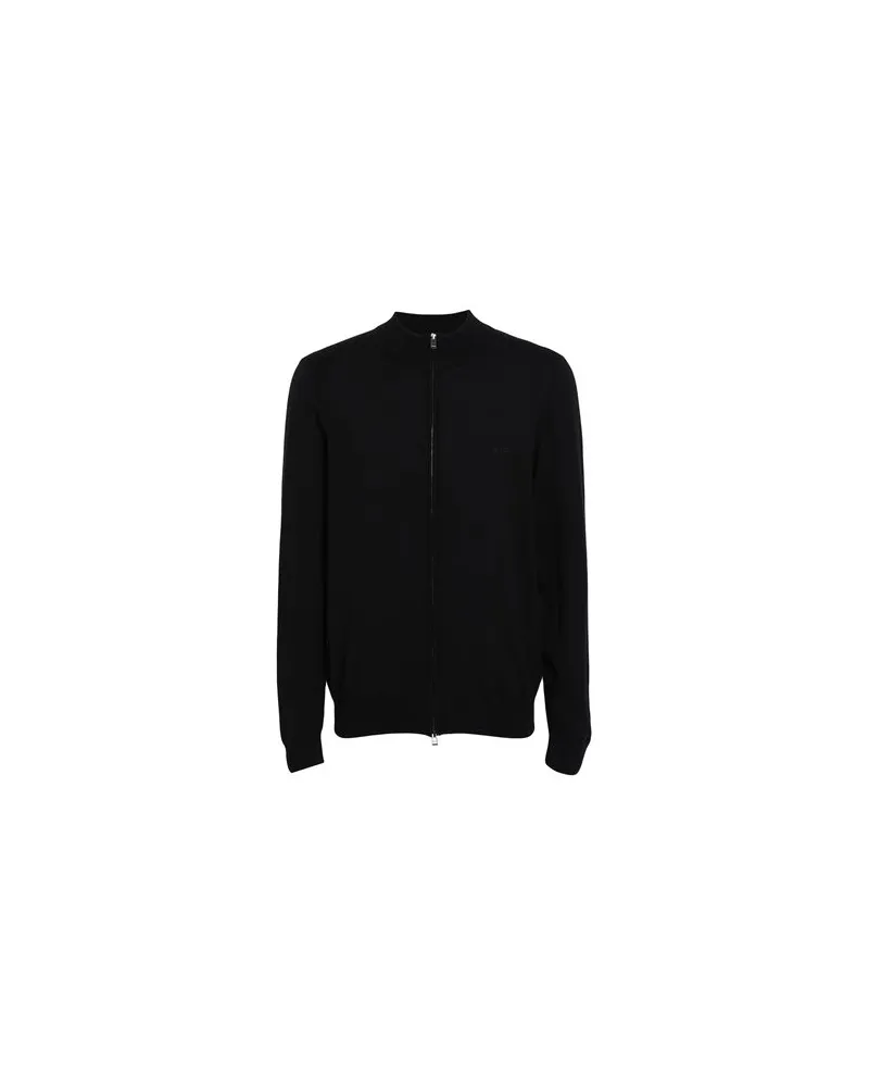 HUGO BOSS STRICKWAREN - Strickjackenauf YOOX.COM Schwarz