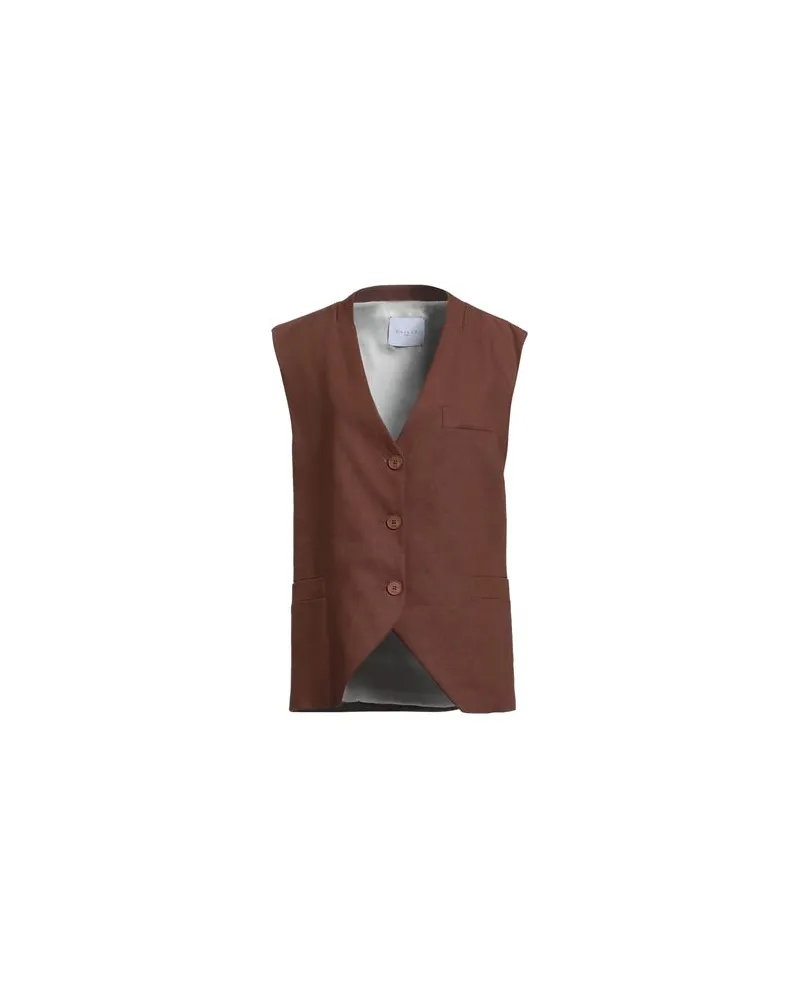 Gaëlle Bonheur ANZÜGE und CO-ORDS - Couture-Westenauf YOOX.COM Schokobraun