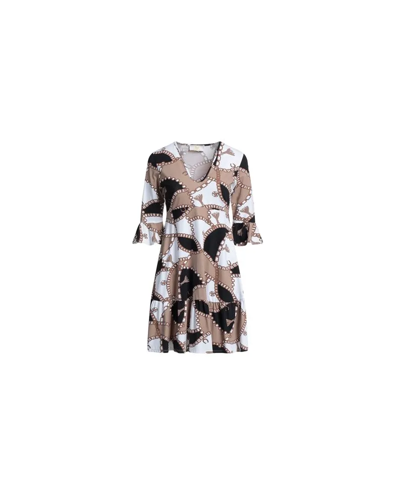 IU Rita Mennoia KLEIDER - Mini-Kleiderauf YOOX.COM Hellbraun