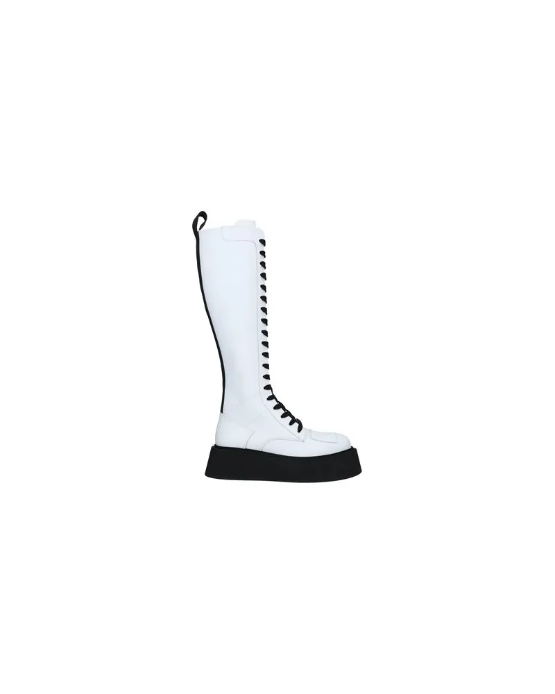 GCDS SCHUHE - Stiefelauf YOOX.COM Weiß