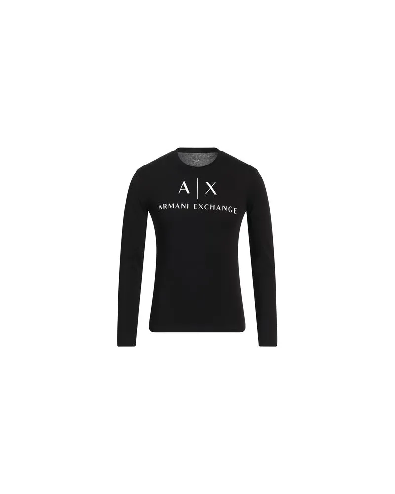 Armani Exchange TOPS - T-shirtsauf YOOX.COM Schwarz