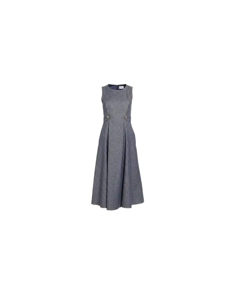 MARELLA KLEIDER - Midi-Kleiderauf YOOX.COM Blau