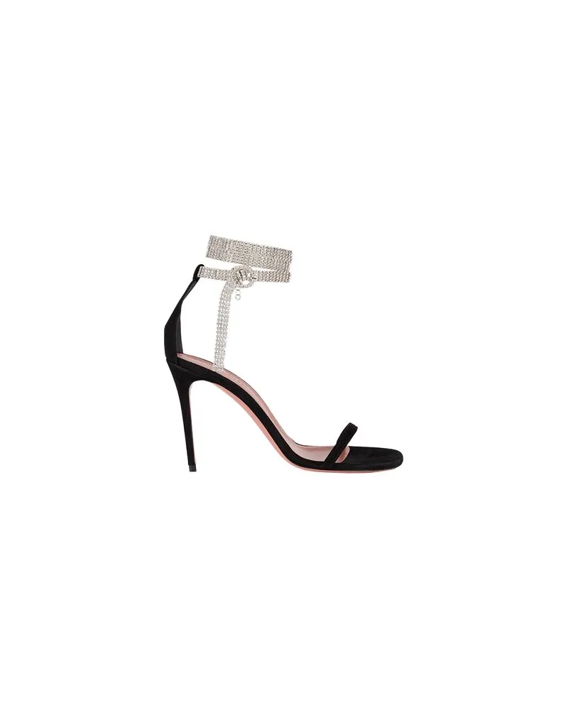 Amina Muaddi SCHUHE - Sandalenauf YOOX.COM Schwarz