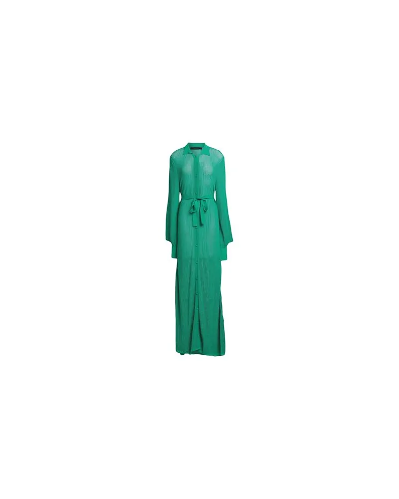 Federica Tosi KLEIDER - Maxi-Kleiderauf YOOX.COM Smaragdgrün