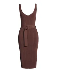 MARCIANO Los Angeles Midi-Kleid Braun