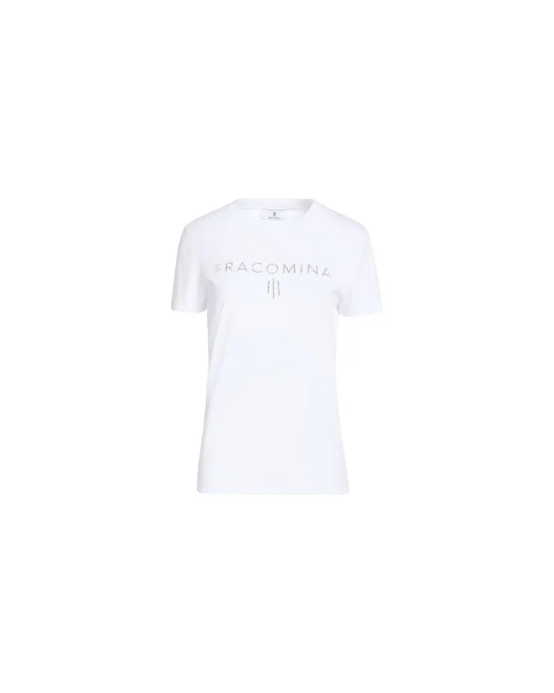 Fracomina TOPS - T-shirtsauf YOOX.COM Weiß