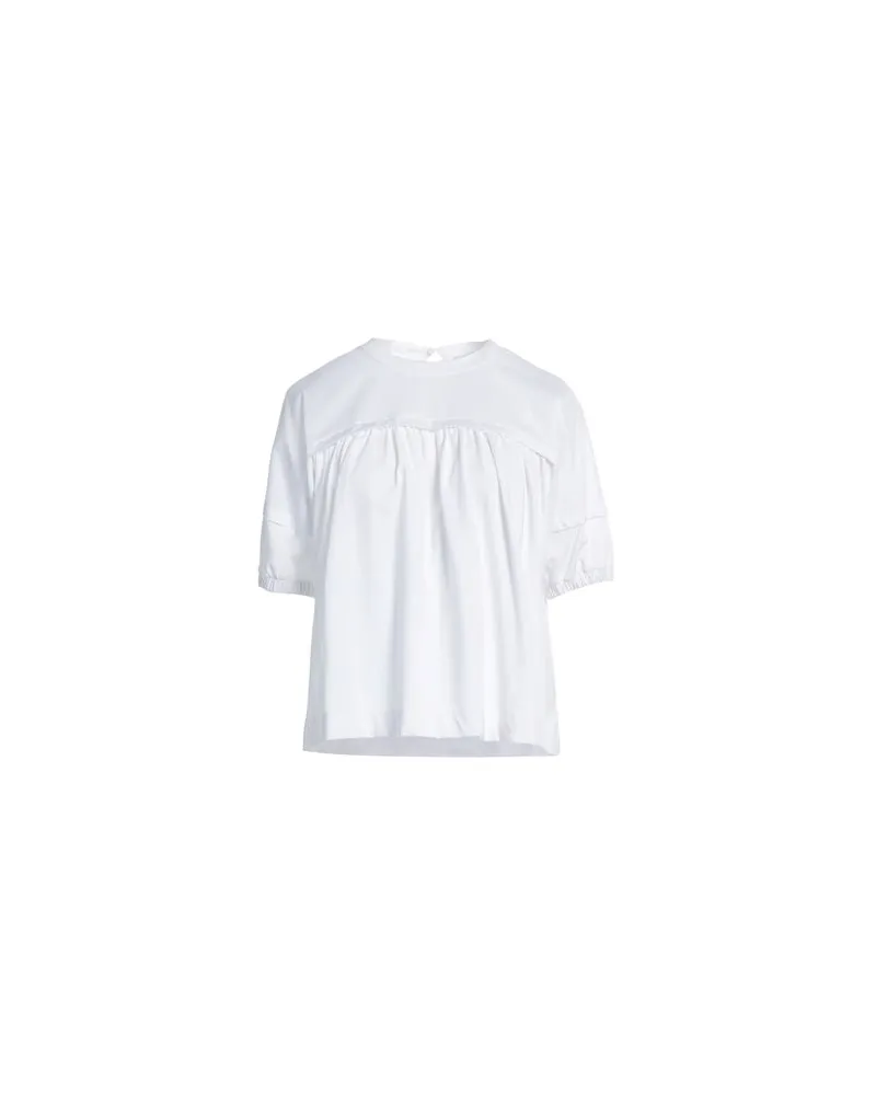 Alpha Studio TOPS - T-shirtsauf YOOX.COM Weiß