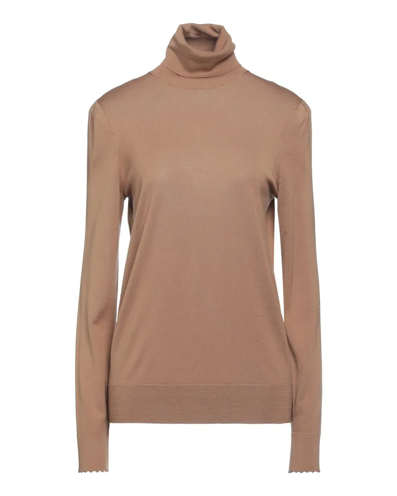 Chloé Rollkragenpullover Hellbraun