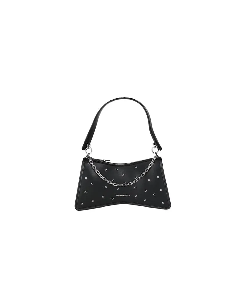Karl Lagerfeld K/SEVEN ELEMENT SP SHB EYELETS - TASCHEN - Handtaschenauf YOOX.COM Schwarz