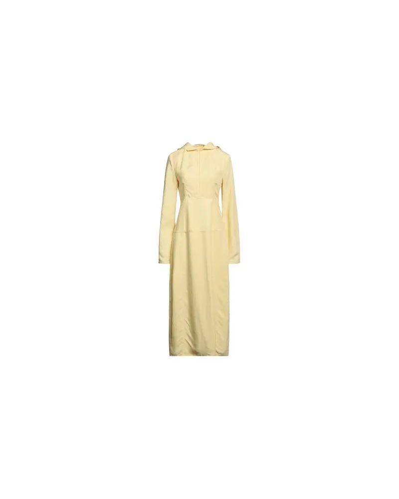 Jil Sander KLEIDER - Maxi-Kleiderauf YOOX.COM Pastellgelb
